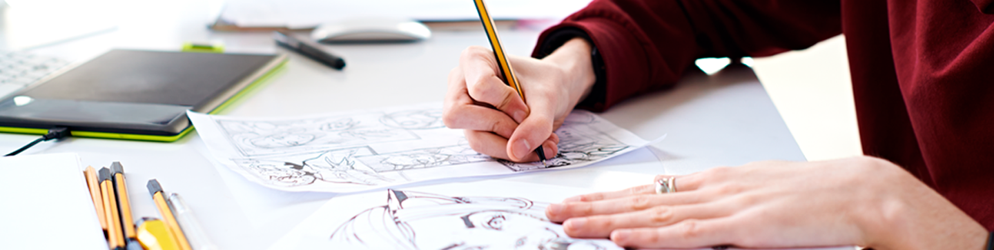 Banner do curso Design de Animação
